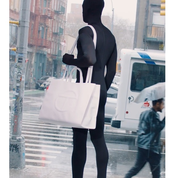 Large Black Telfar Shopping Bag - Picture 5 of 11